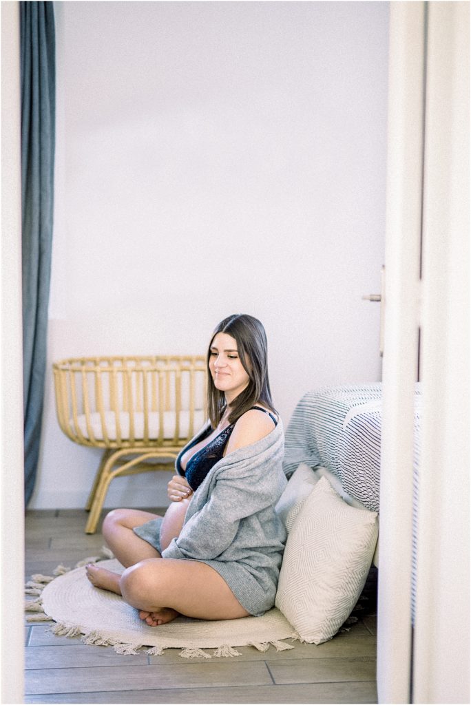 photographe grossesse à domicile aix en provence