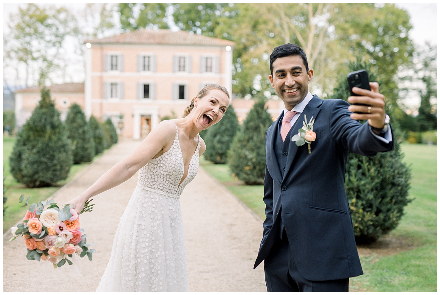 photo mariage fun chateau de la garde aix en provence