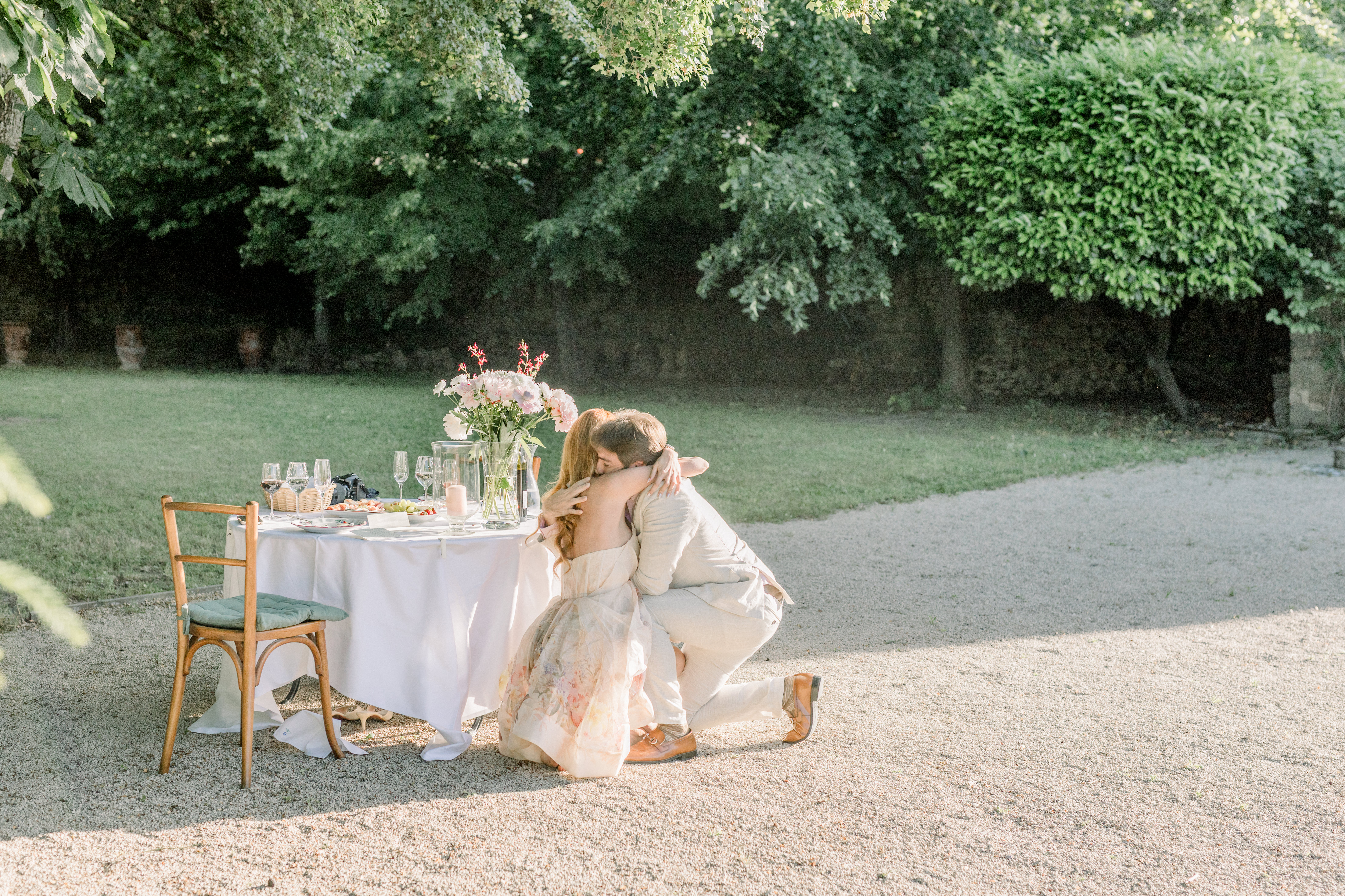 demande en mariage dans le Luberon