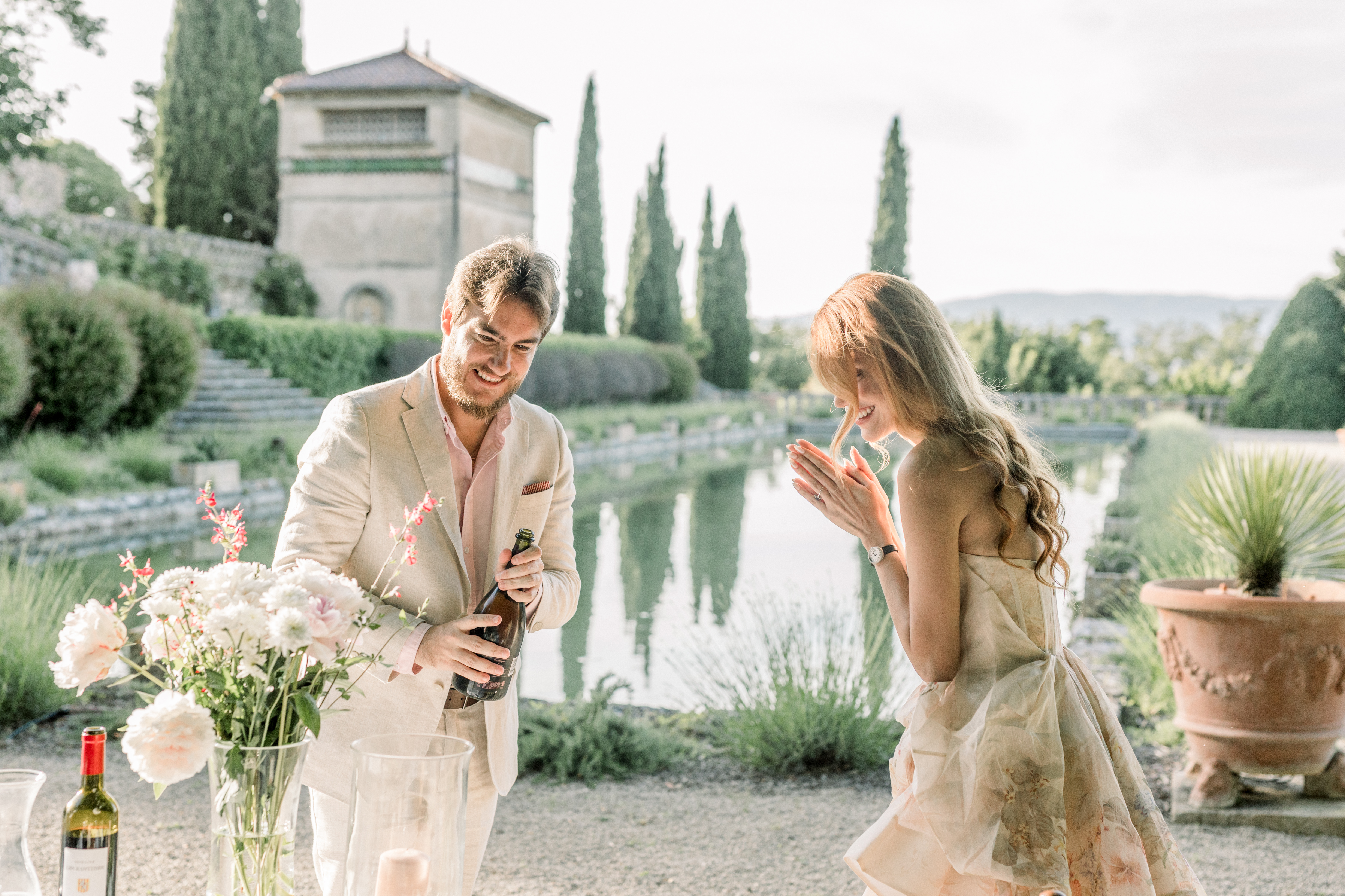 Demande en mariage surprise entre Aix en Provence et le Luberon